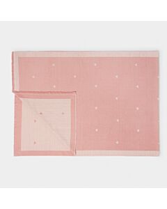 Katie Loxton Printed Blanket Scarf - Chocolate